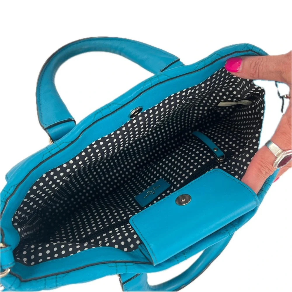 Kate Spade New York Astor Court Lila Quilted Shoulder Bag Deep Turquoise